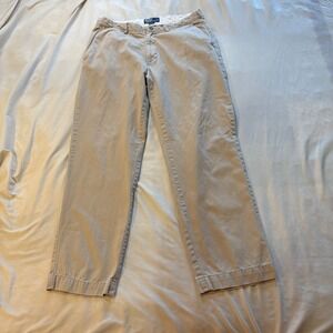 Polo‎ Ralph Lauren Classic Chino Pants Mens 36x32 Beige Cotton Casual